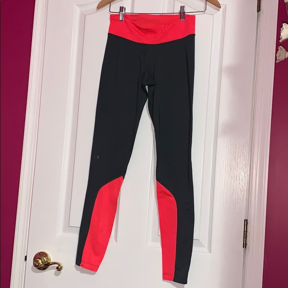 Under Armour Grey and Peach Leggings